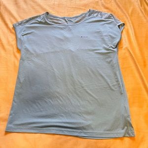 Columbia Hiking Tee, Women’s Large, Mint/Teal